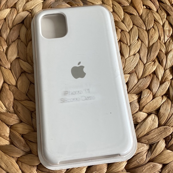 Apple Other - iPhone 11 white apple silicone case
